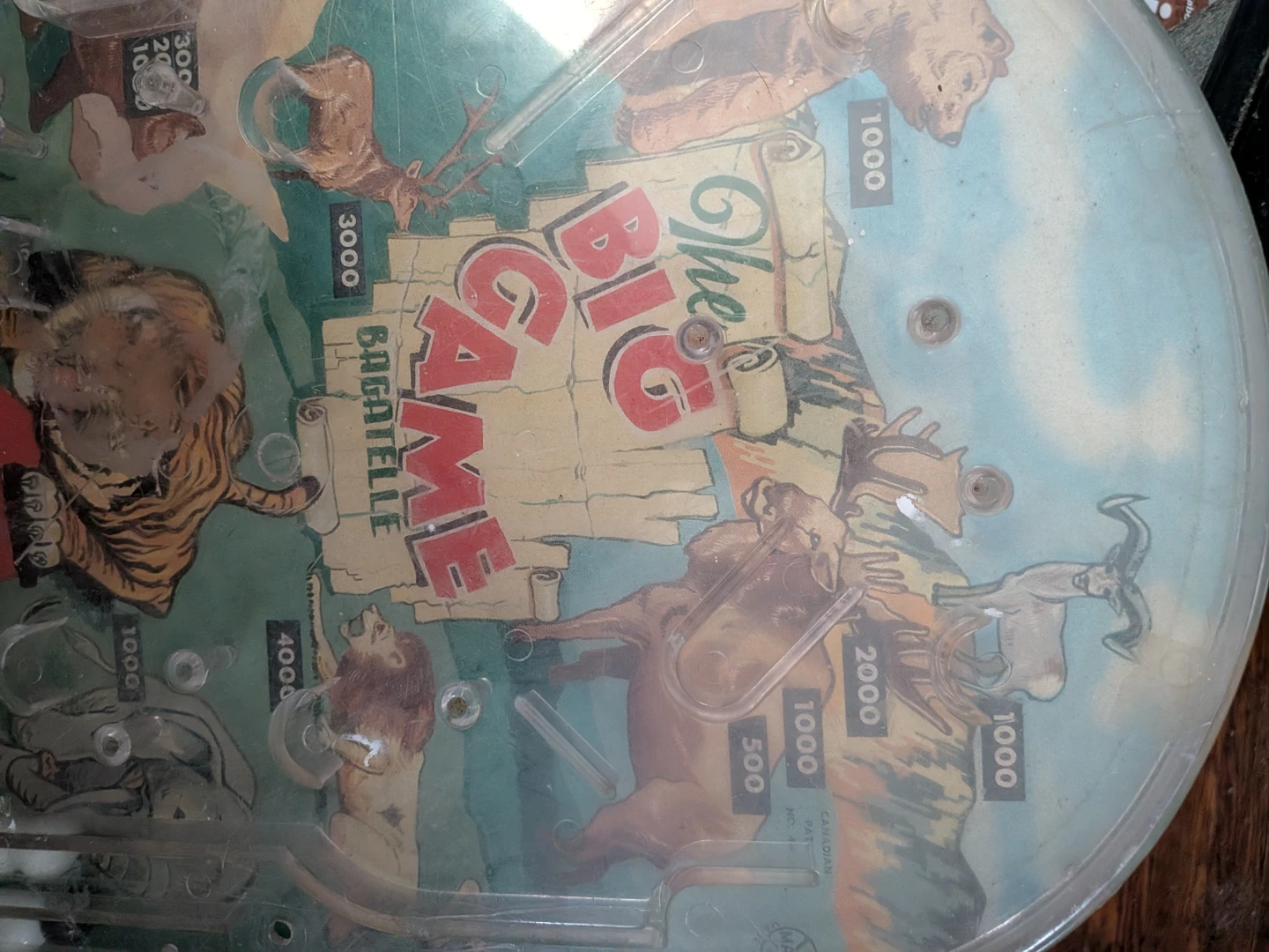 The Big Game Bagatelle Board Game - photo 2