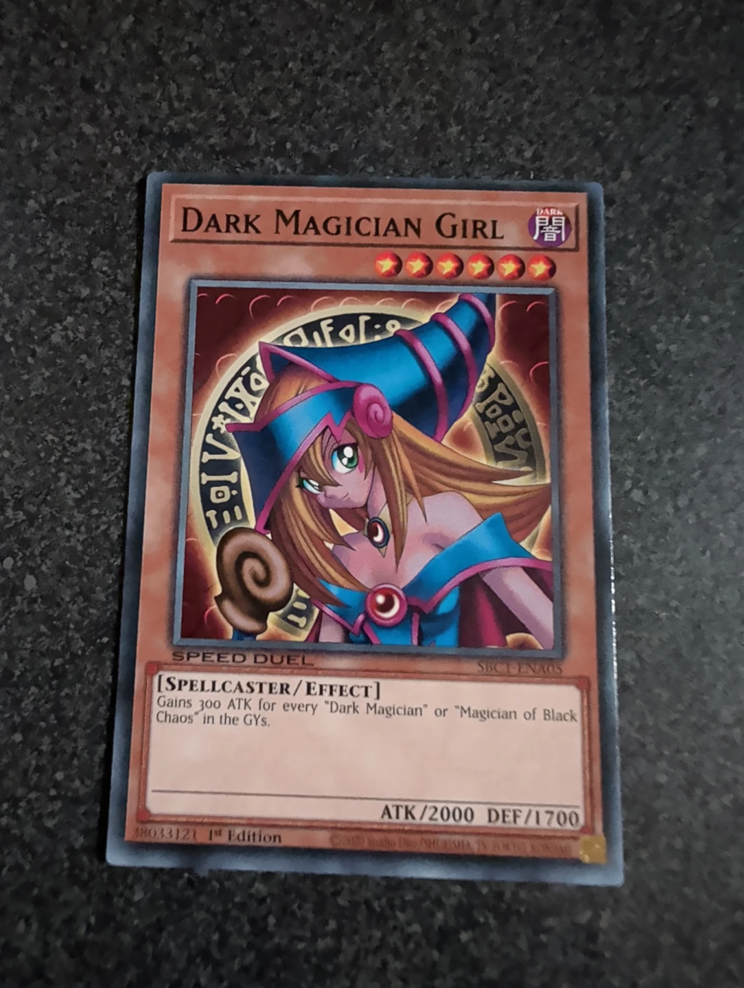 Yu-Gi-Oh! Dark Magician Girl Trading Card