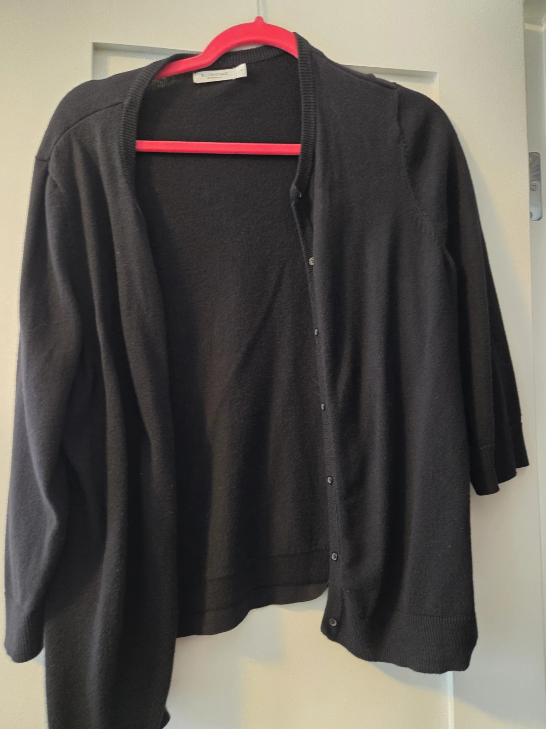 R Essentials Black Cardigan