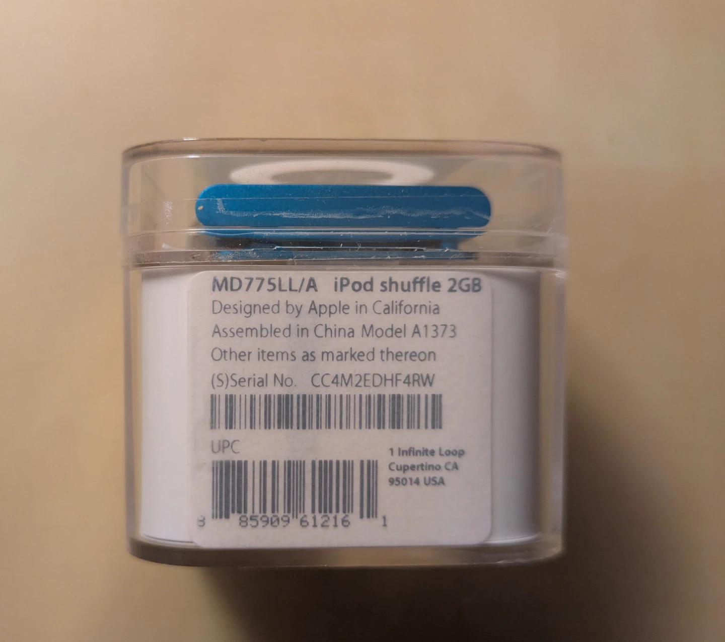 Apple iPod Shuffle 2GB Blue - photo 2