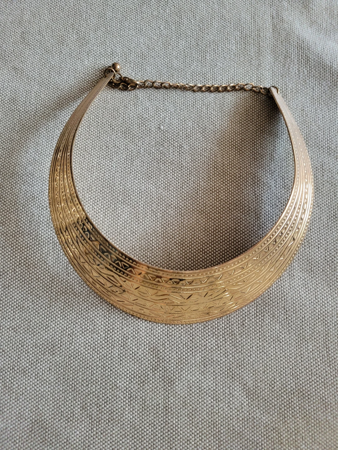 Gold Tone Choker Necklace - photo 2