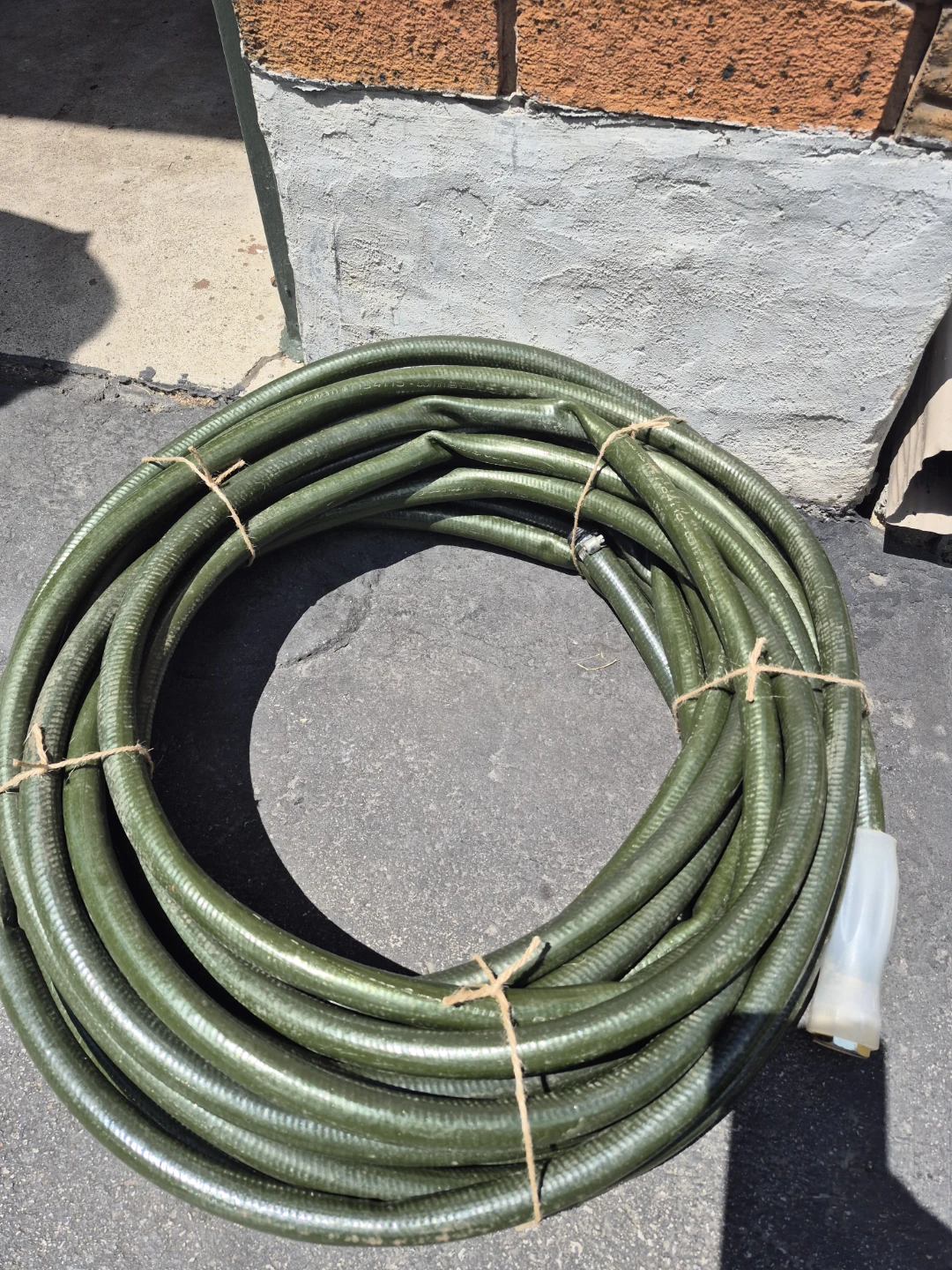 Green Garden Hose