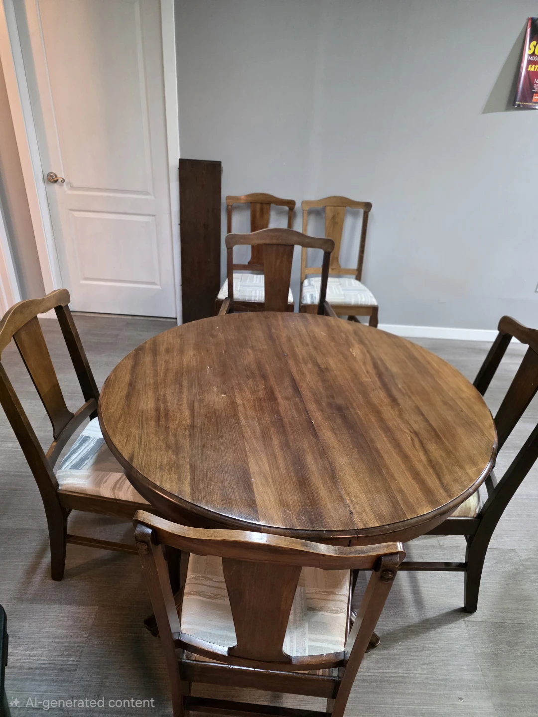 Wooden Dining Table with Chairs - photo 3