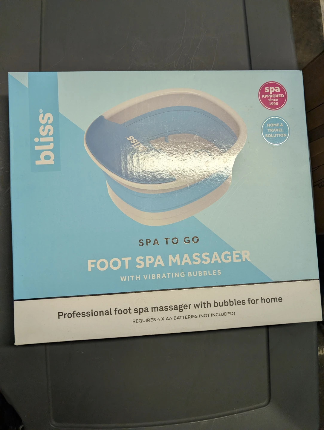 Bliss Spa to Go Foot Spa Massager
