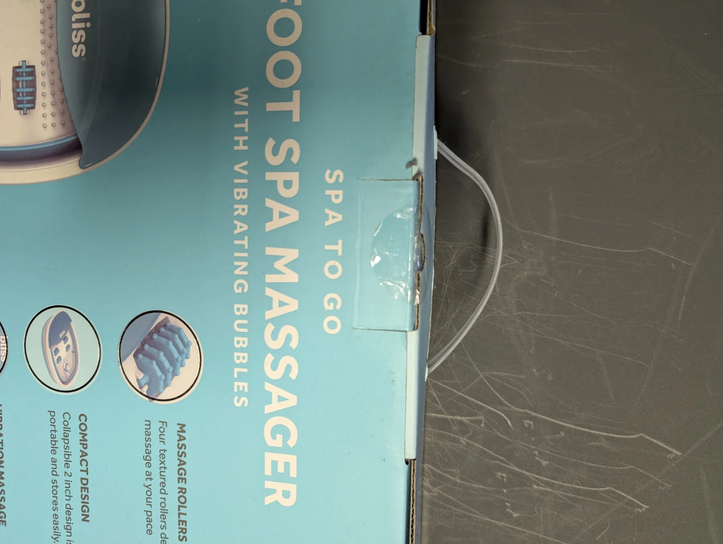 Bliss Spa to Go Foot Spa Massager - photo 3