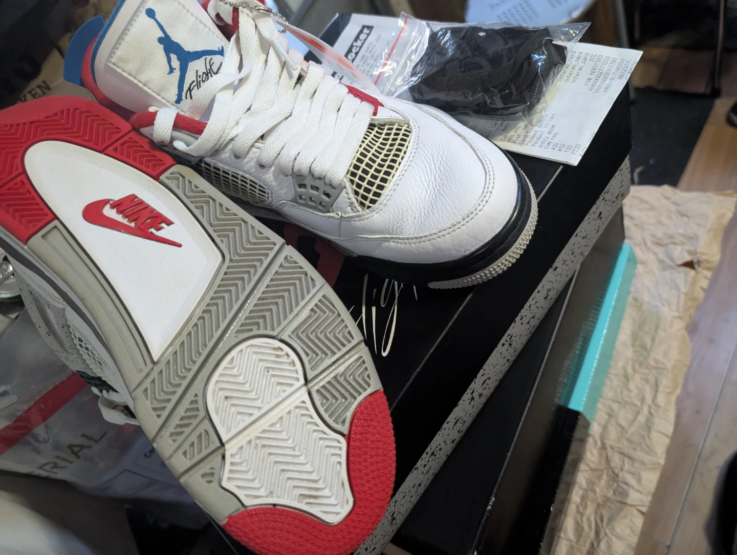 Air Jordan 4 Retro 'What The' (2019) - Like New / VNDS - photo 4
