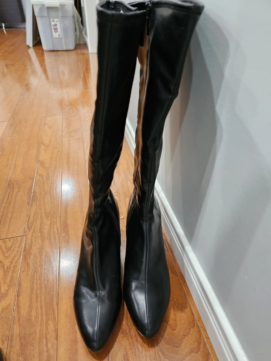 Black Knee-High Boots