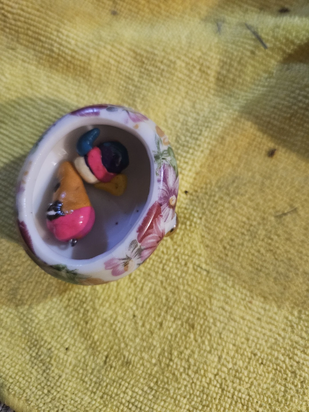 Small floral trinket dish - photo 4