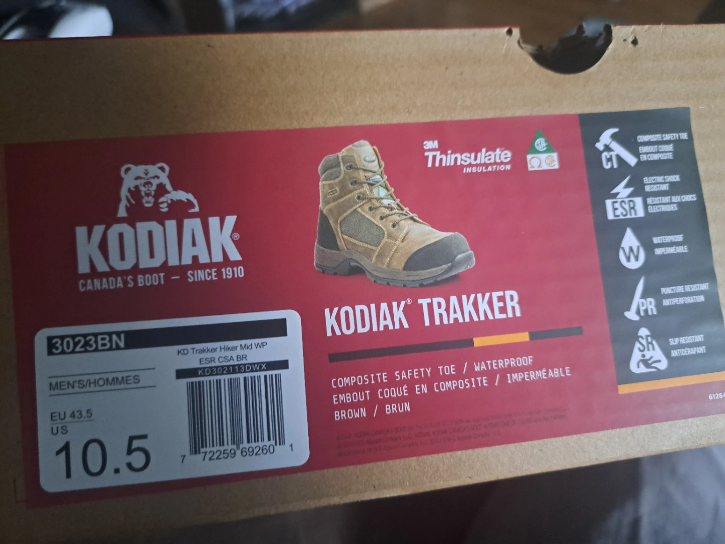 Kodiak Trakker Composite Safety Toe Waterproof Boots - photo 2