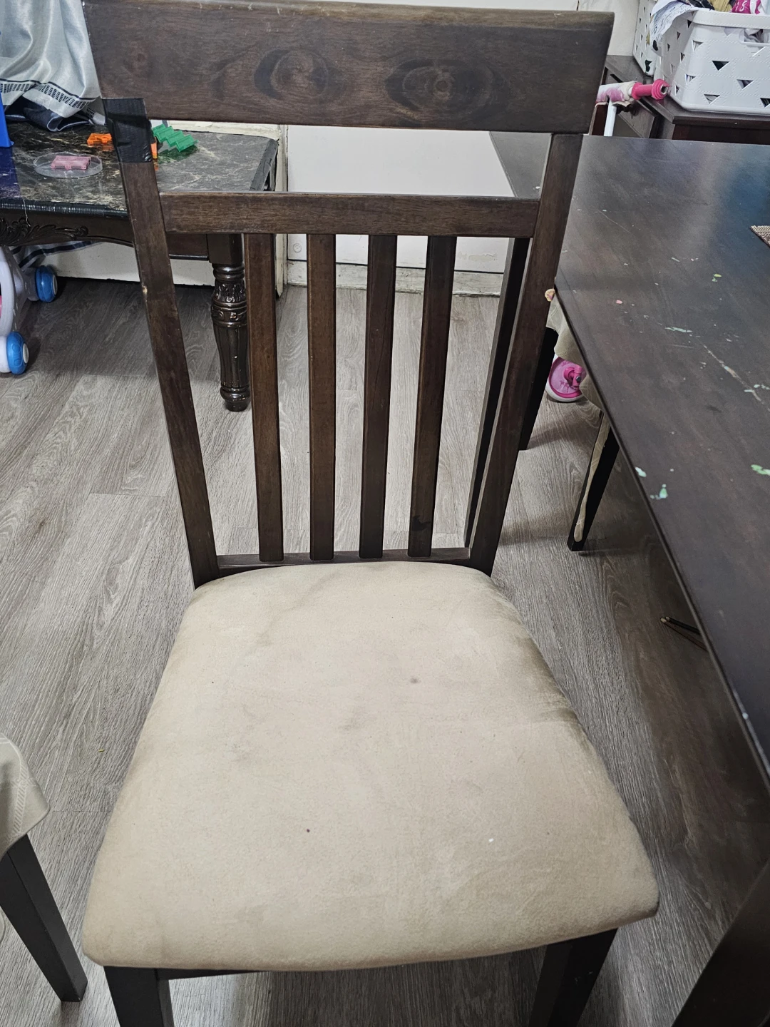 Wodden dining table with 4 chaira - photo 2
