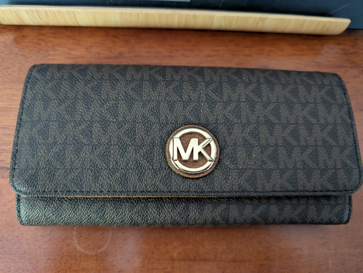 Michael Kors Brown Signature MK Wallet