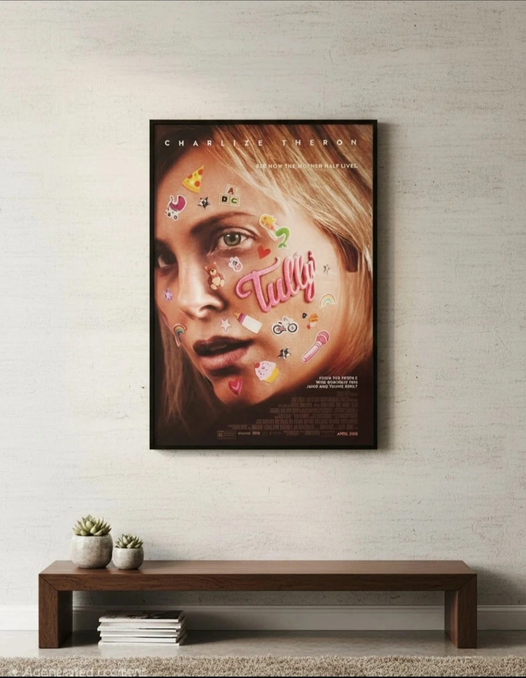 Framed Tully Movie Poster ✨️ #freecycle