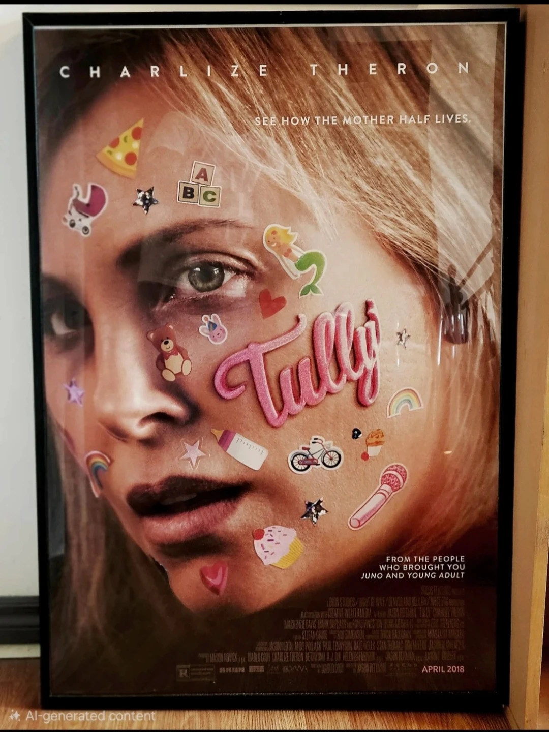 Framed Tully Movie Poster ✨️ #freecycle - photo 2