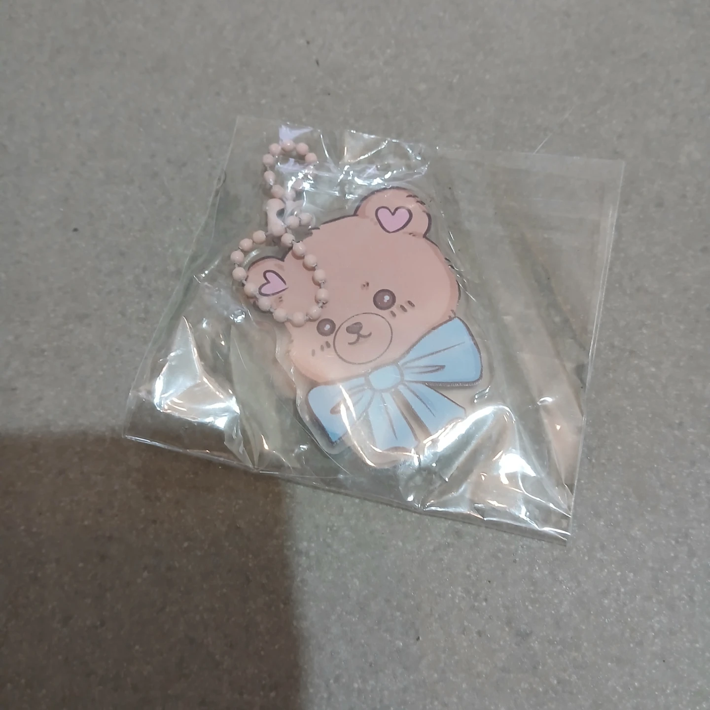 Cute Bear Keychain and Button Pins Set - photo 3