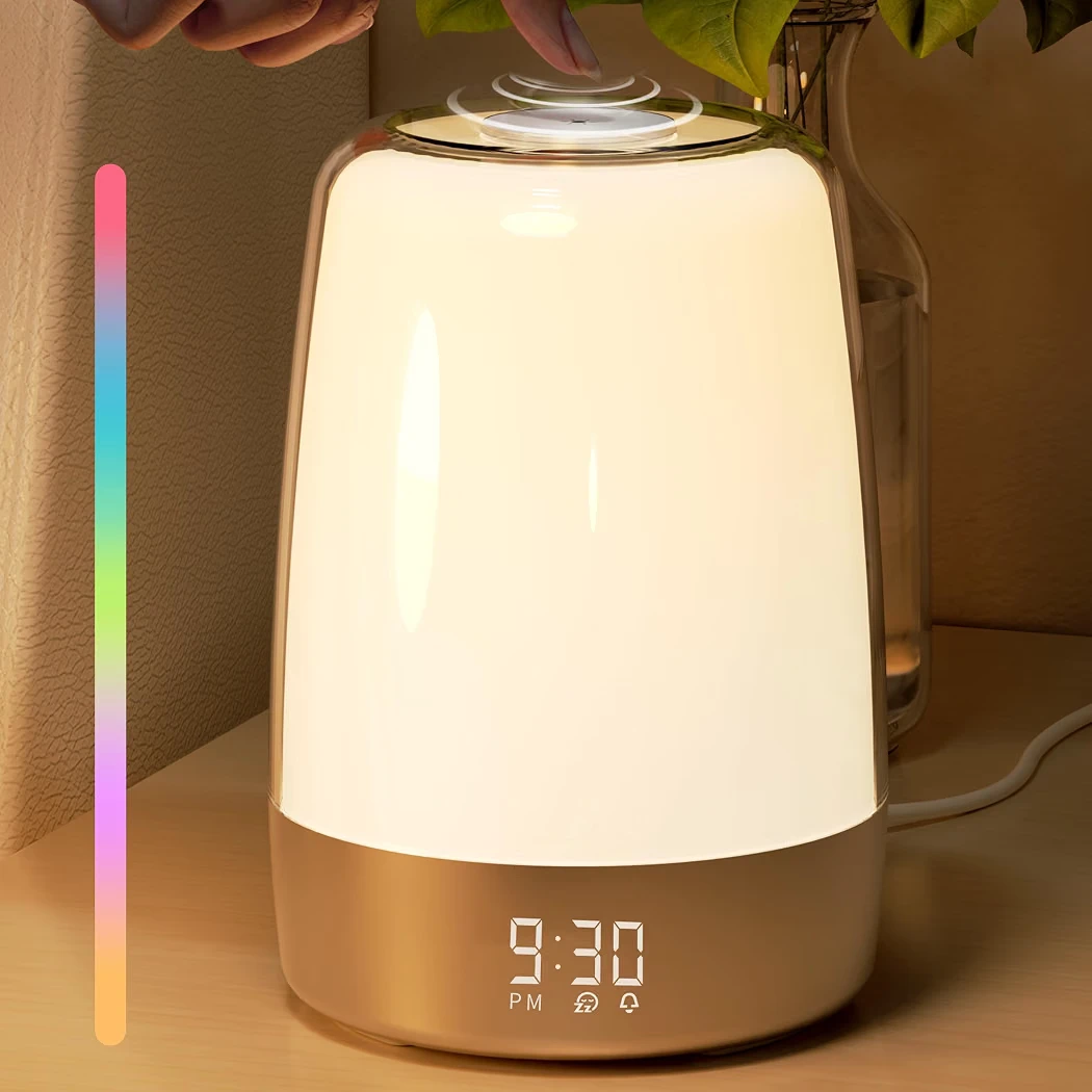 Sunrise Simulation Alarm Clock Lamp with RGB Color