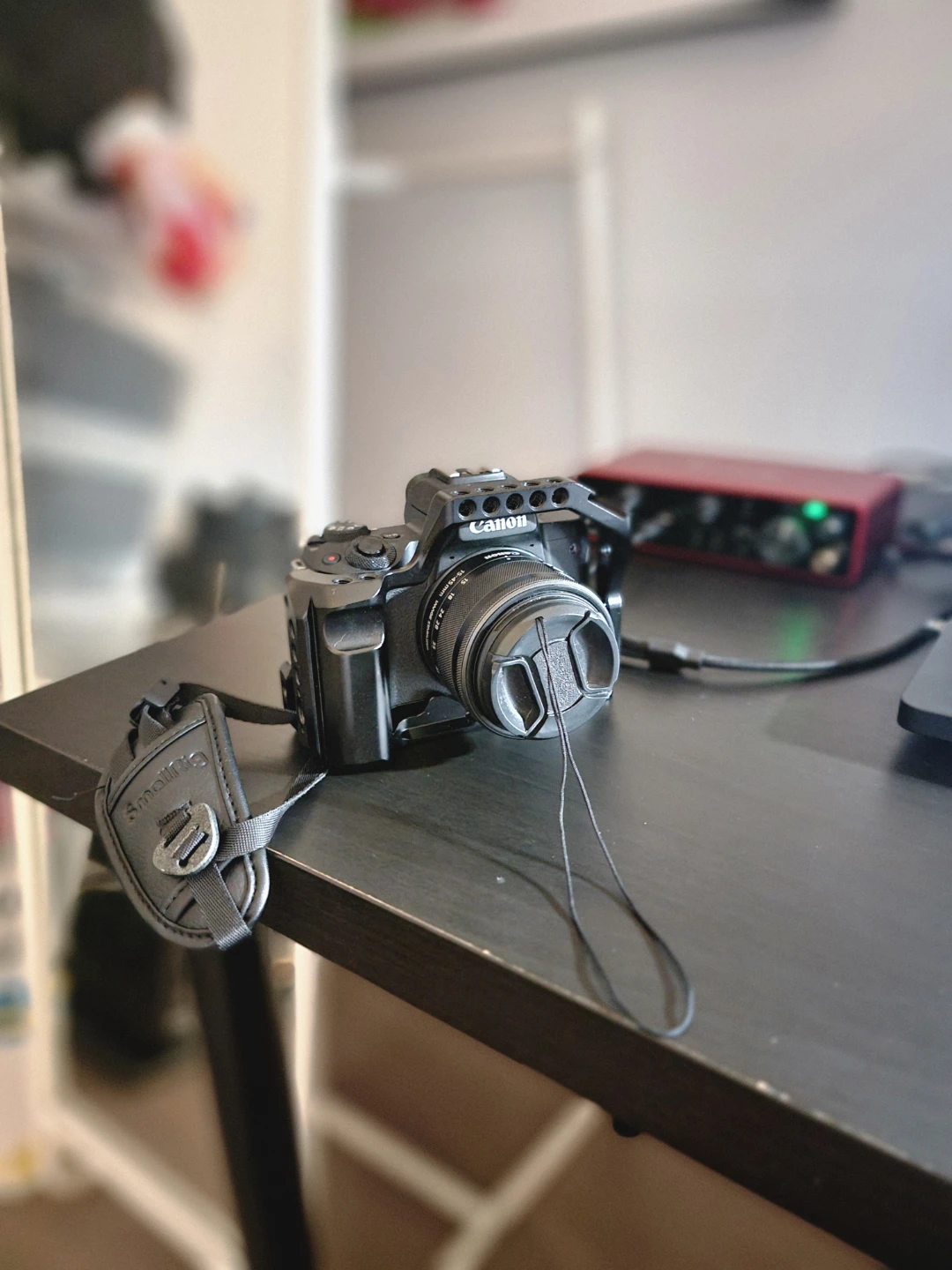Canon EOS M50 Mark II Camera with lens and cage