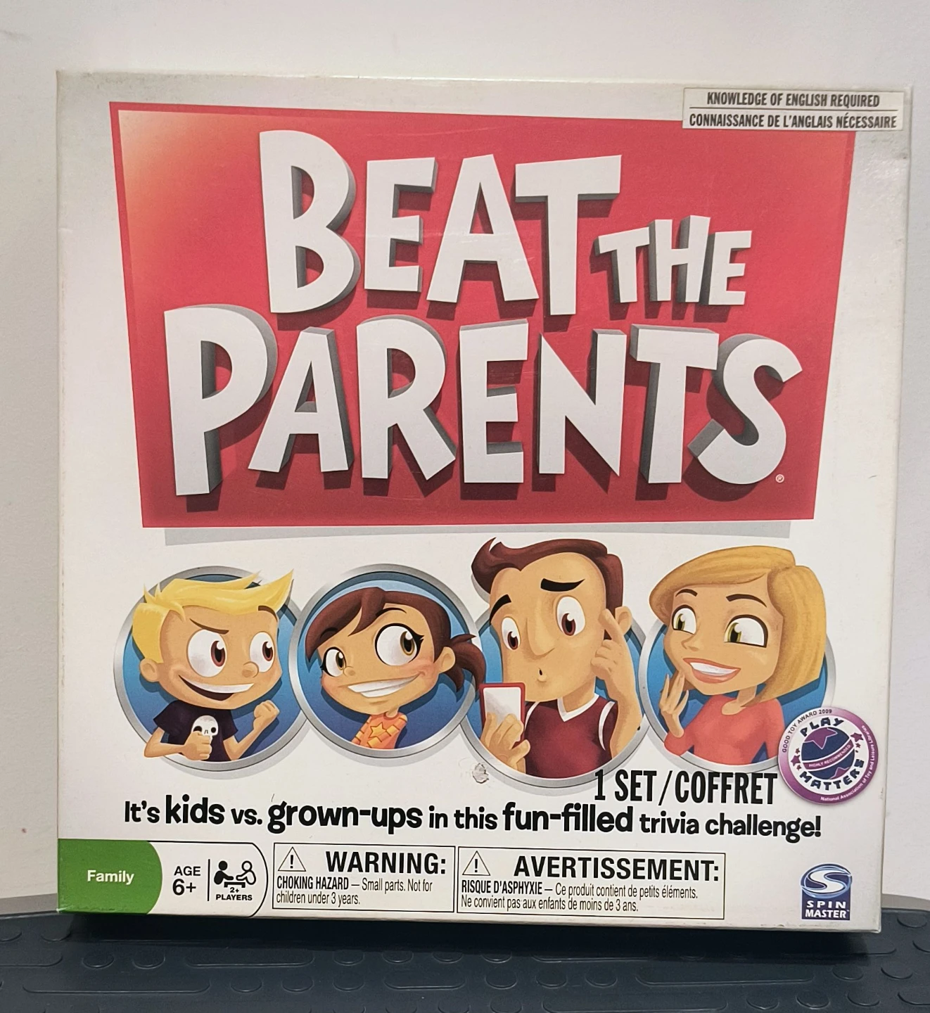 Spin Master Beat the Parents Board Game