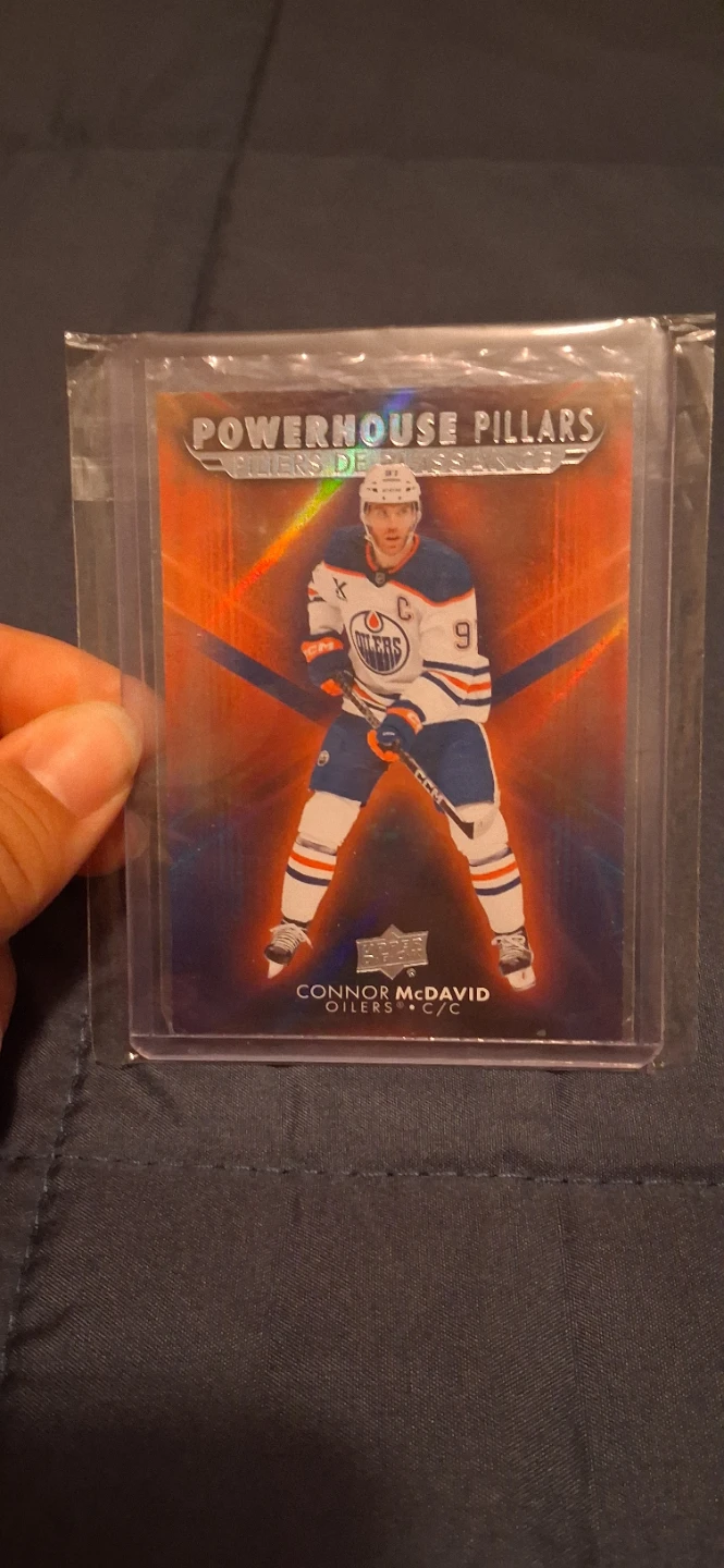 Connor McDavid Upper Deck Tim Hortons Hockey Card 2025