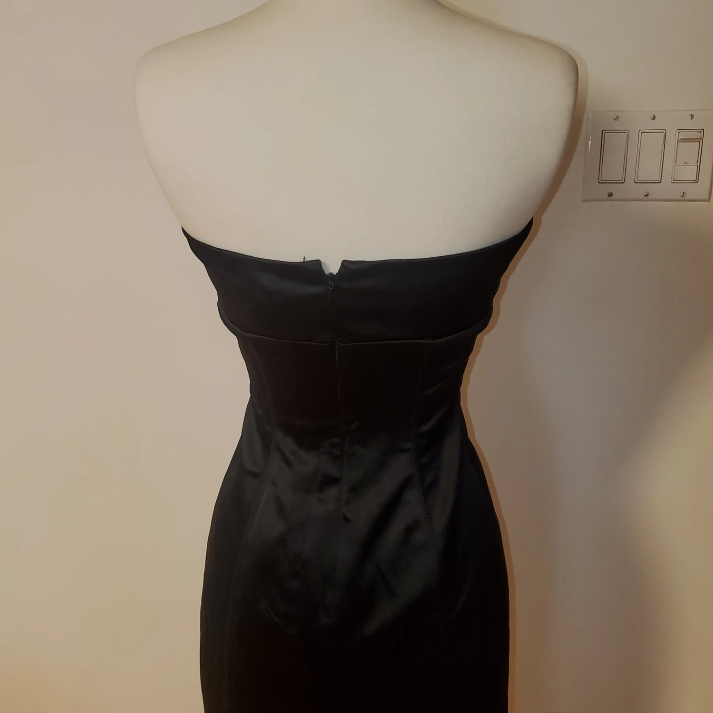 Bebe Black Strapless Dress - photo 3