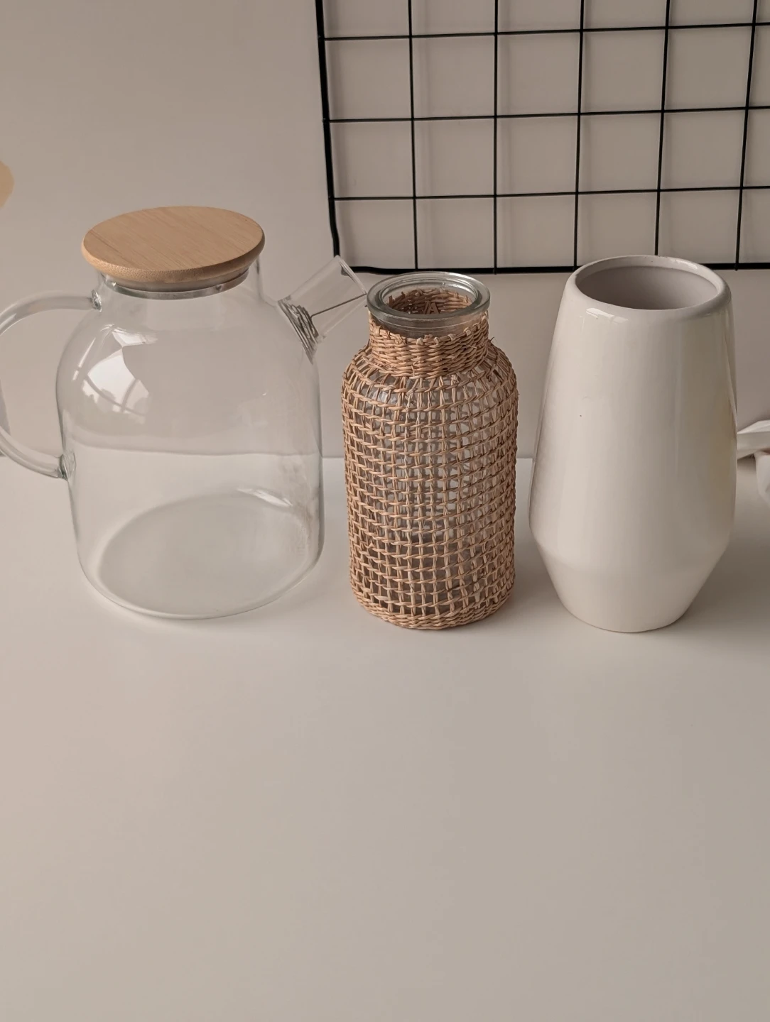 Glass Teapot with Bamboo Lid
