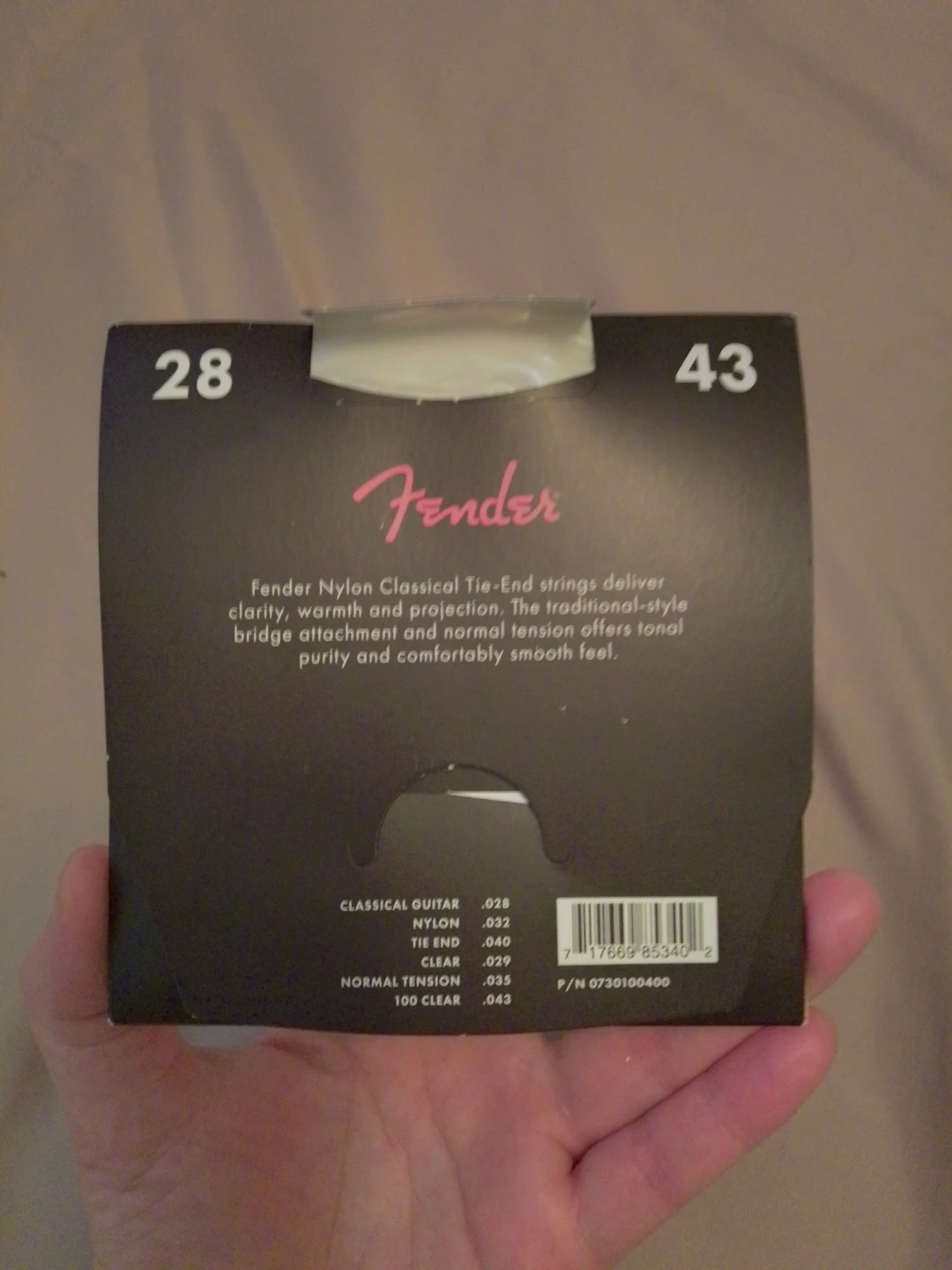 Fender Nylon Classical Guitar Strings Normal Tension - photo 2