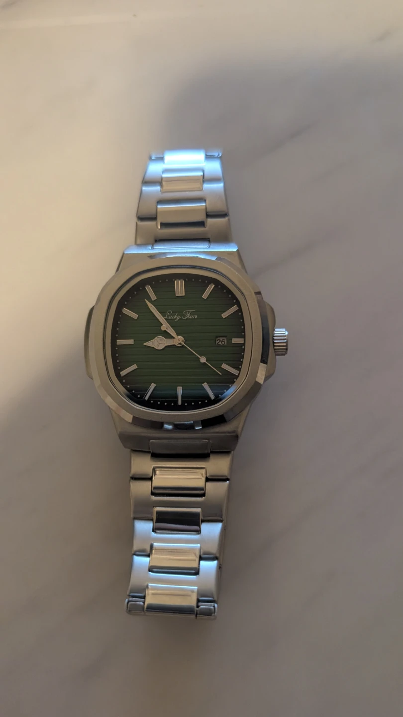 Luxury Emerald Green Automatic Stainless Steel Luxury Watch - photo 2