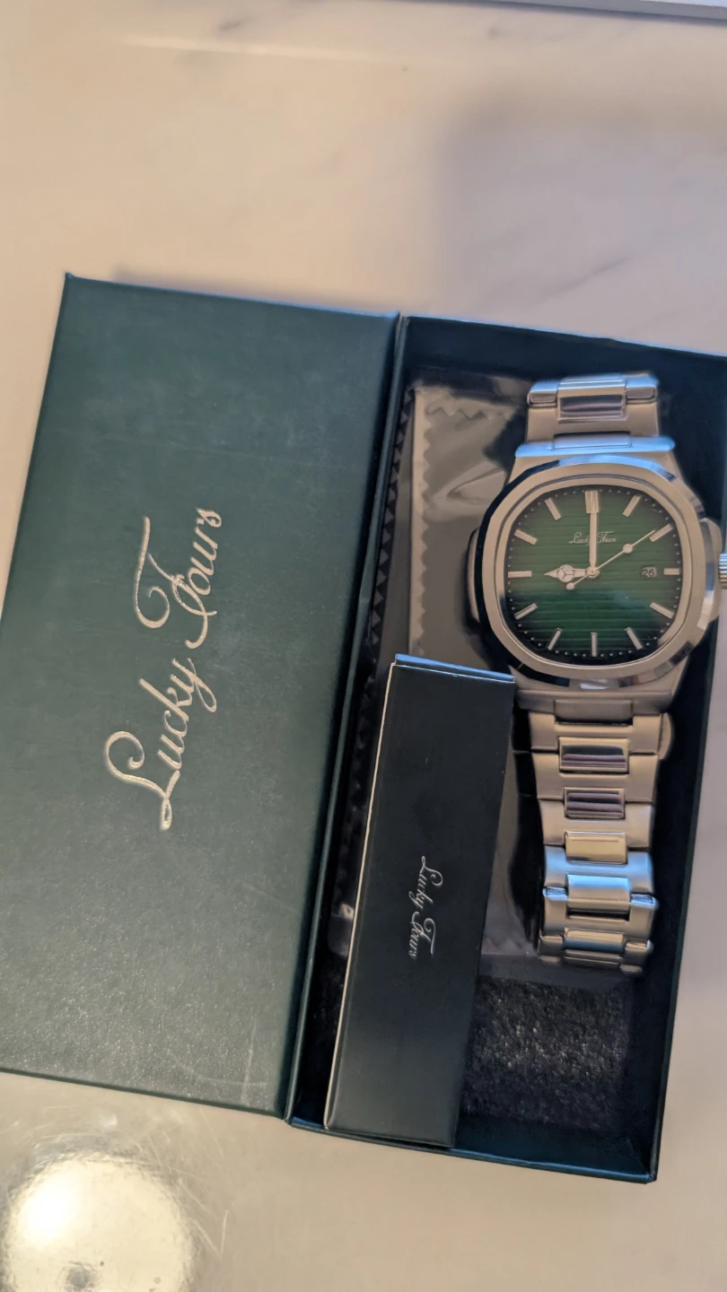 Luxury Emerald Green Automatic Stainless Steel Luxury Watch - photo 3