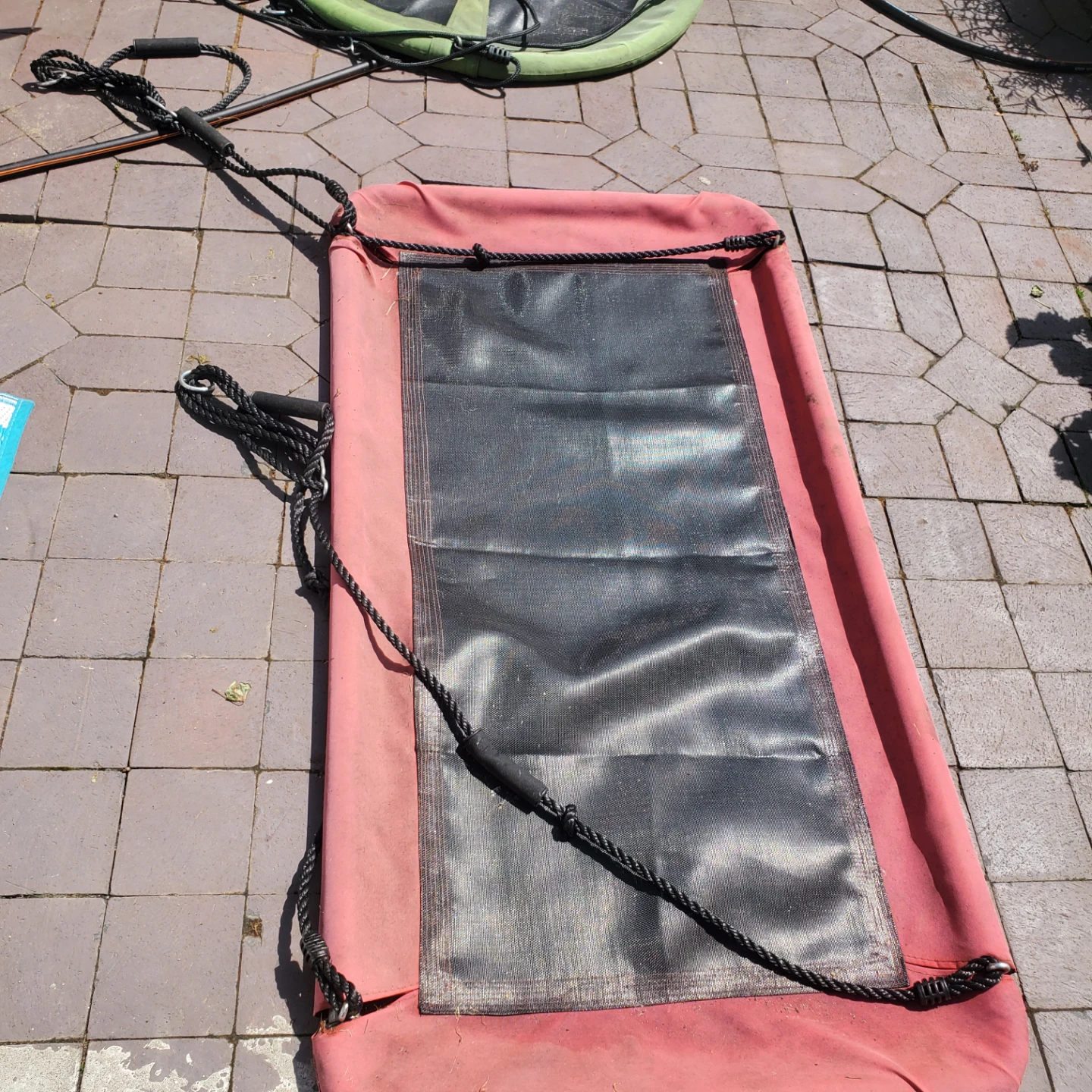 Rectangular Swing Seat with Ropes - photo 3
