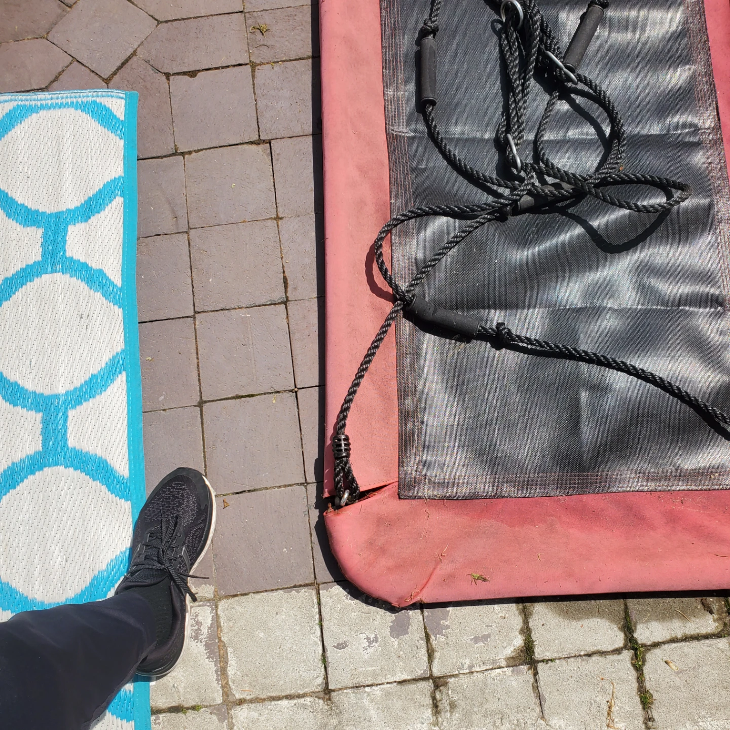 Rectangular Swing Seat with Ropes - photo 5
