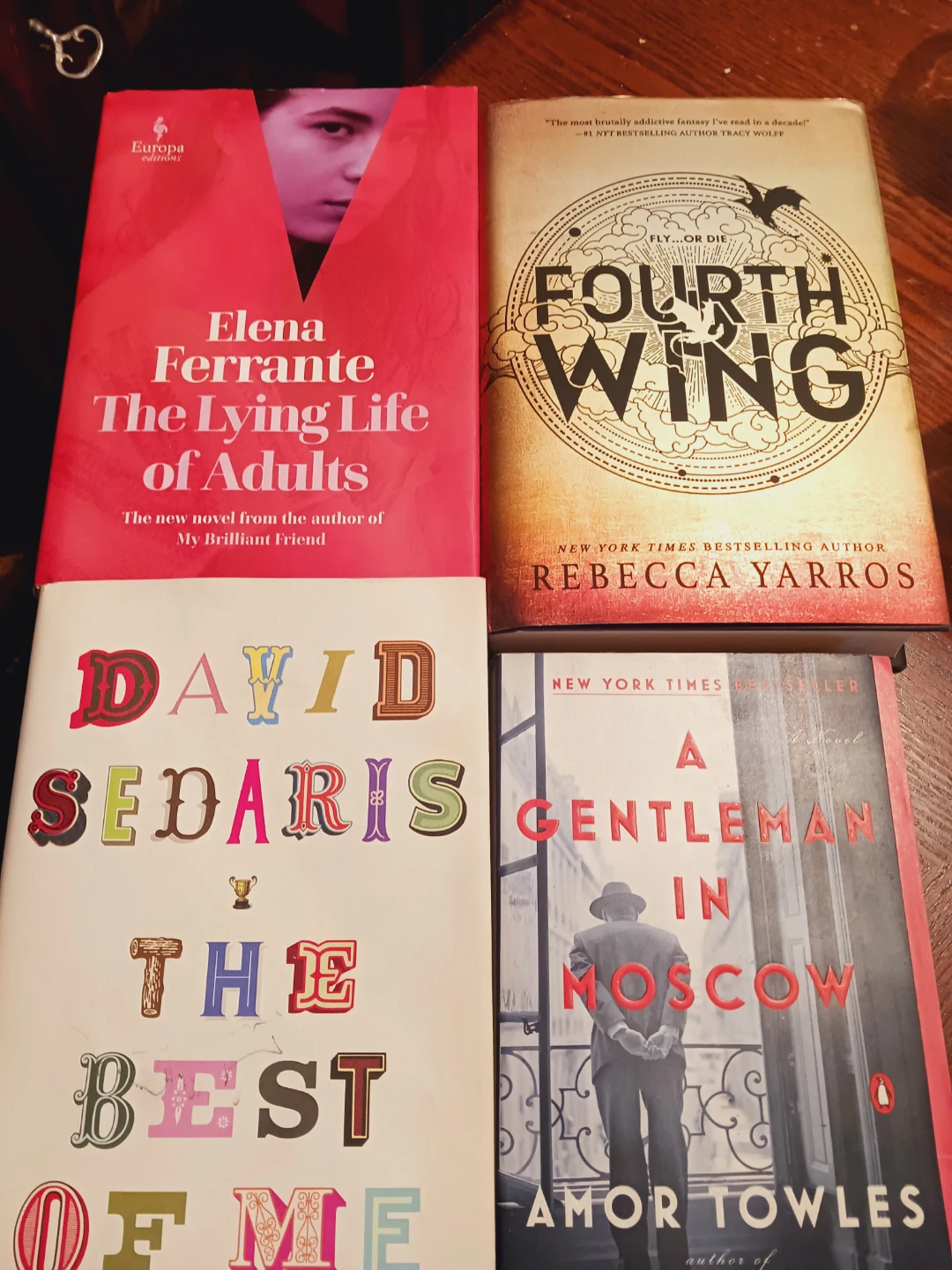 $5 EACH! Lot of 4 Books: Fourth Wing, The Best of Me...