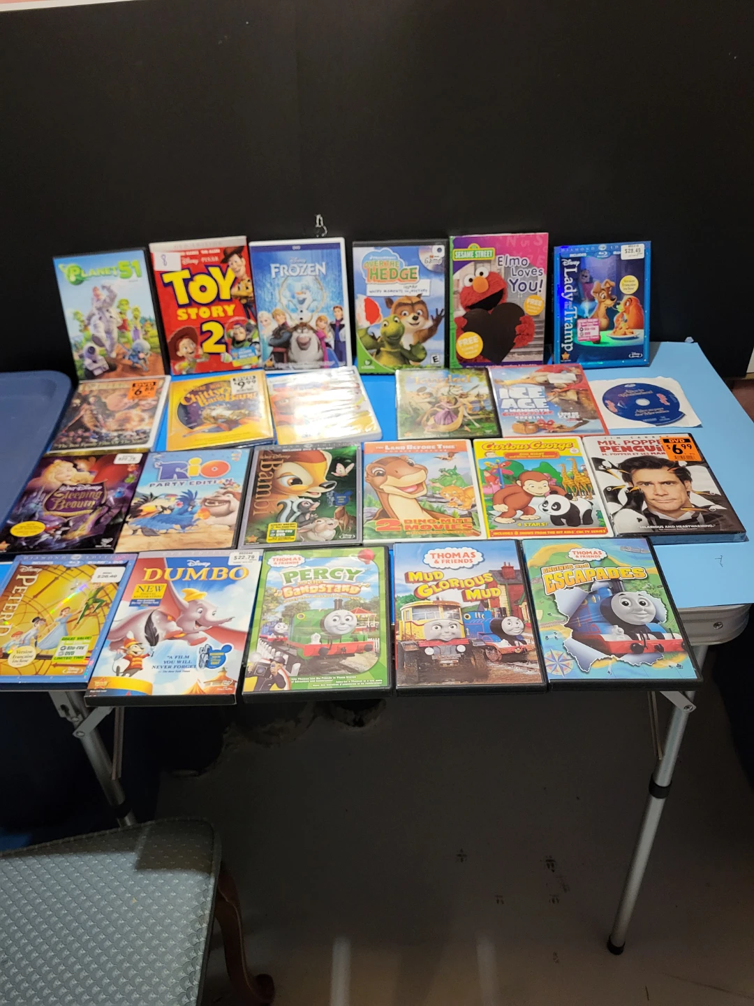 Assorted Kids and Family DVDs