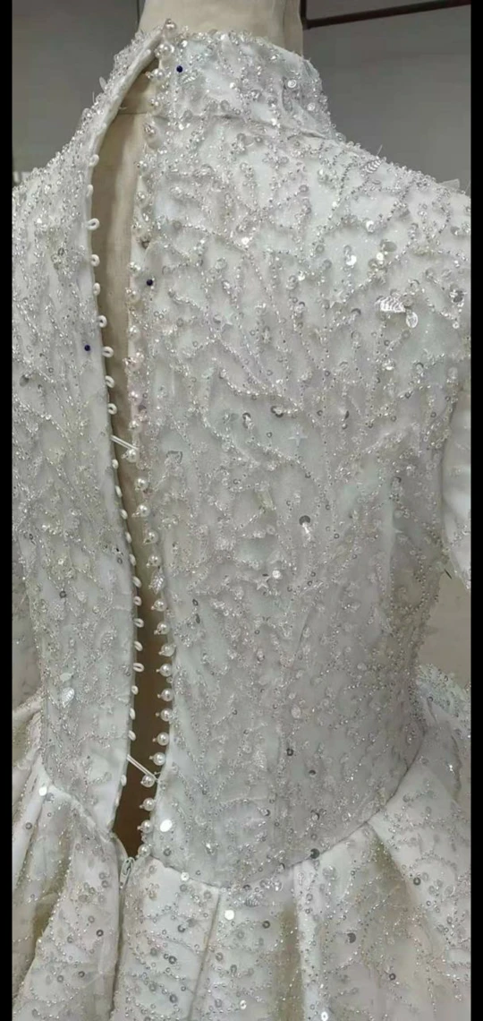 Sovanna Wedding Dress with Beading and Sequins - photo 5