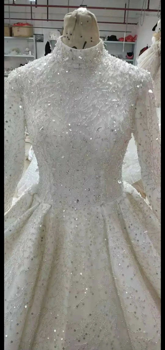 Sovanna Wedding Dress with Beading and Sequins - photo 4
