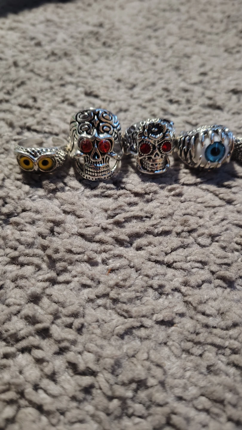 Set of Assorted Themed Rings