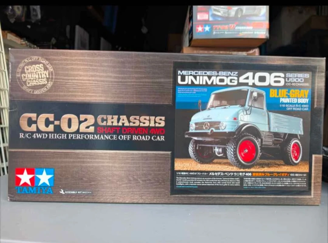 🔴🔵TAMIYA Mercedes-Benz UNIMOG 406 CC-02🔴🔵