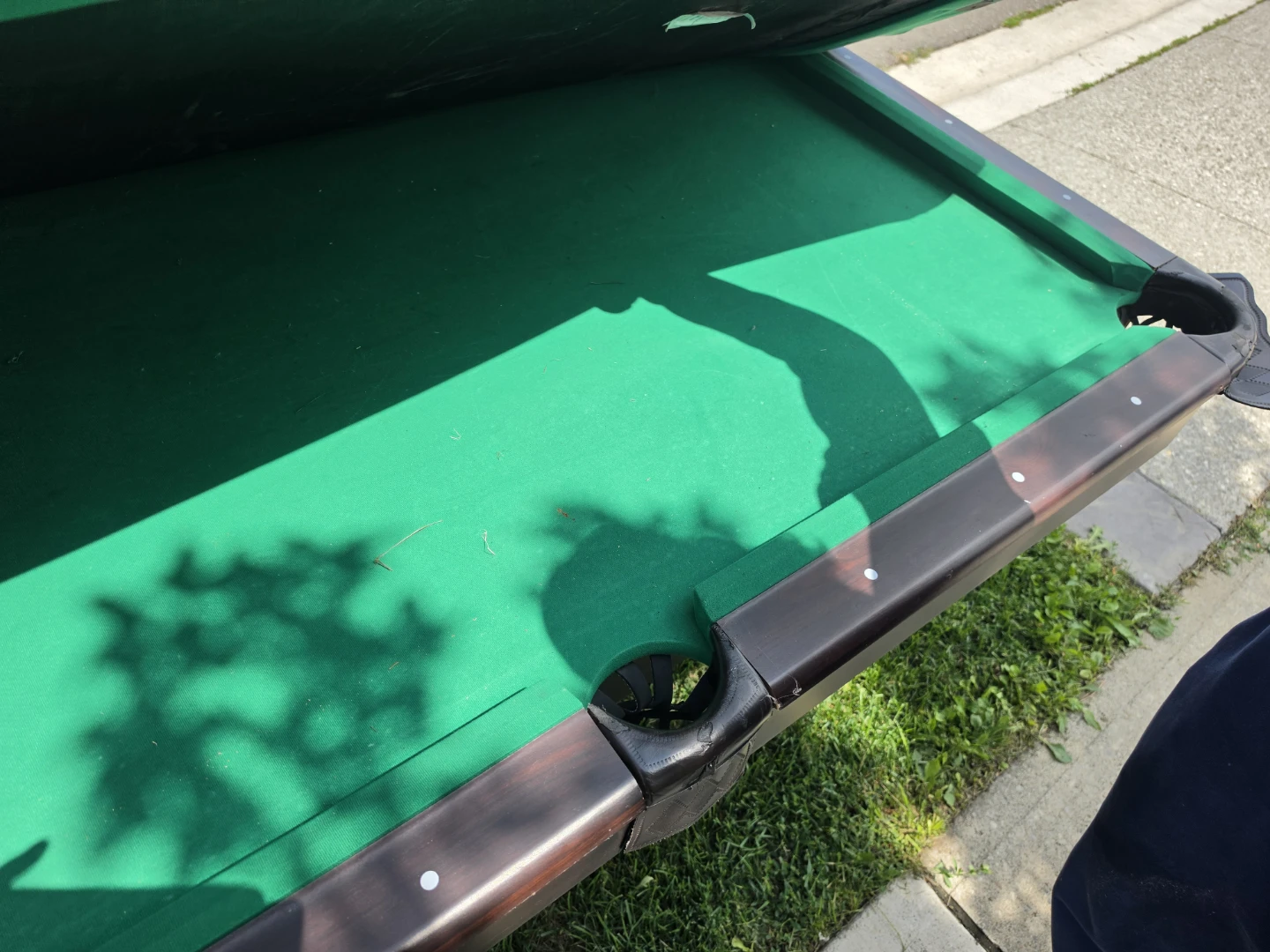 Green Felt Pool Table - photo 2