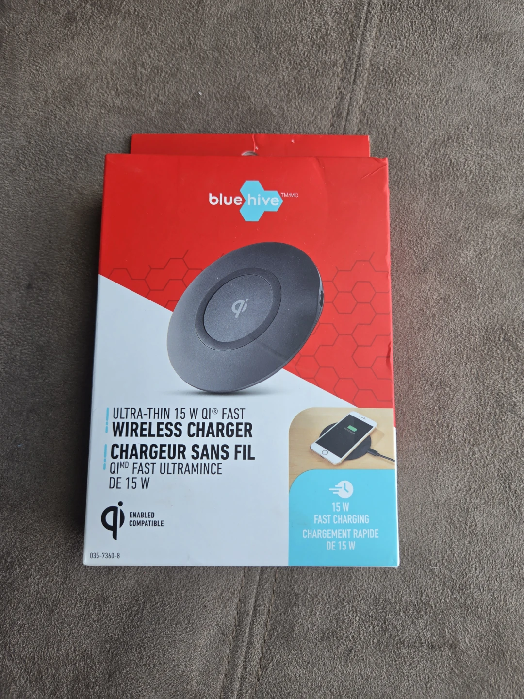 Blue Hive Ultra-Thin 15W Qi Fast Wireless Charger