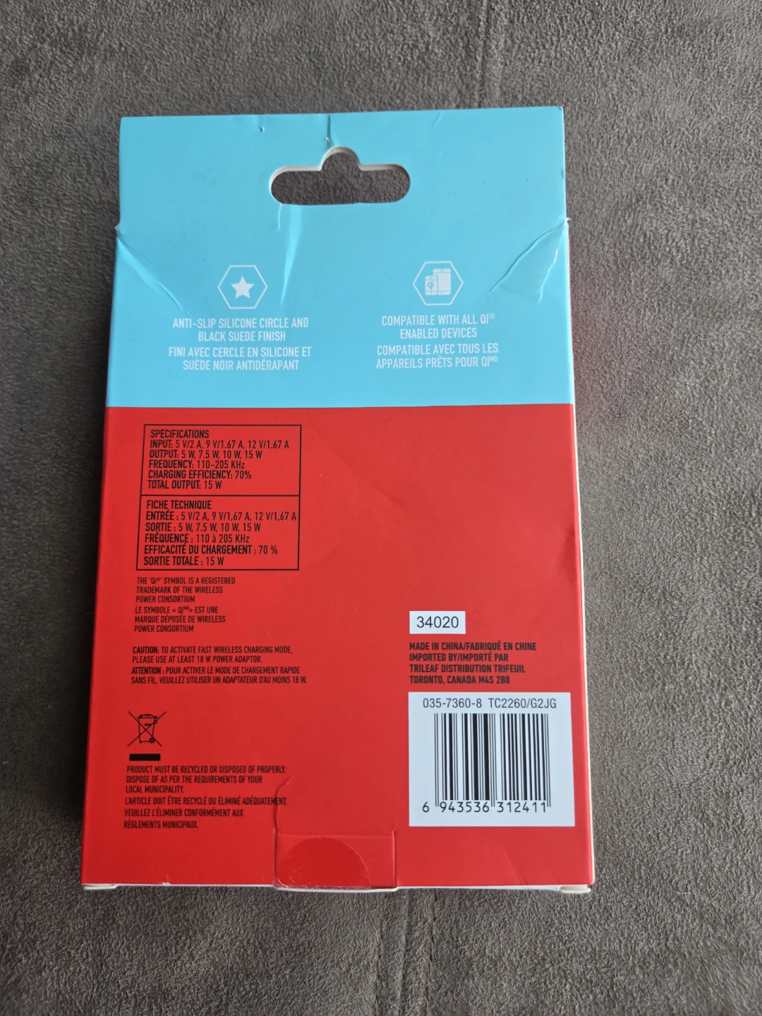 Blue Hive Ultra-Thin 15W Qi Fast Wireless Charger - photo 2