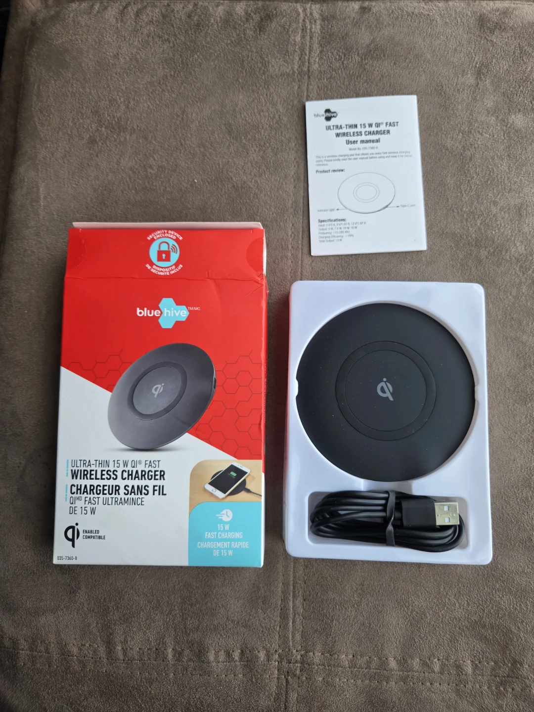 Blue Hive Ultra-Thin 15W Qi Fast Wireless Charger - photo 3