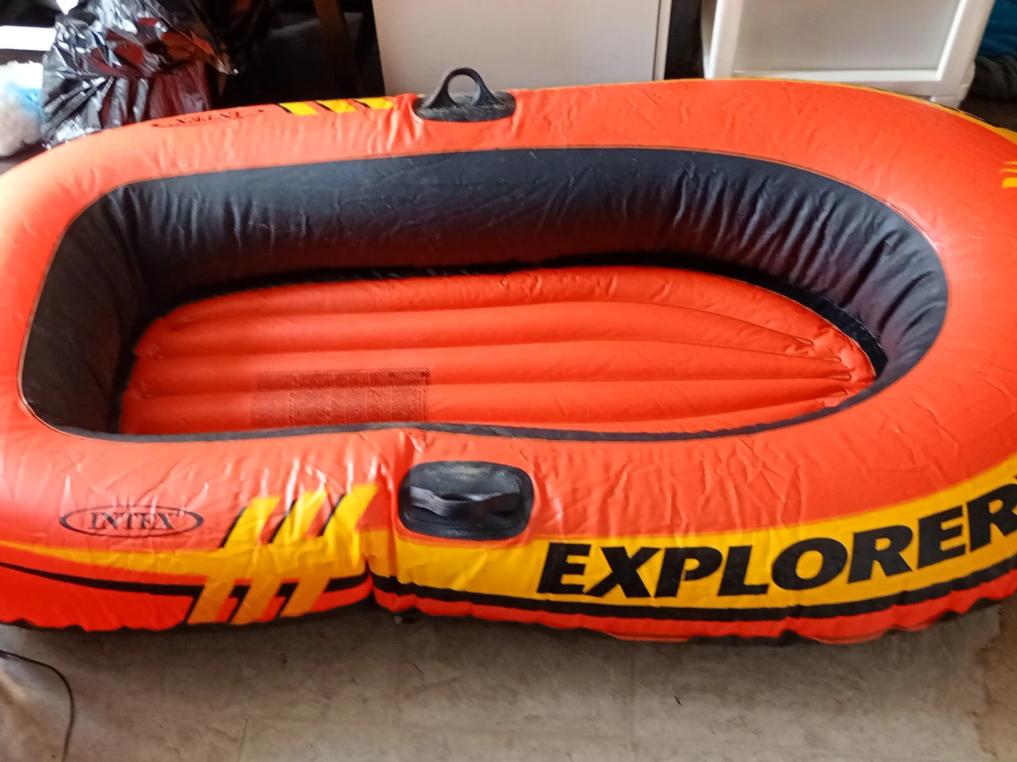 Intex Explorer 200 Inflatable Boat Set with Accessories