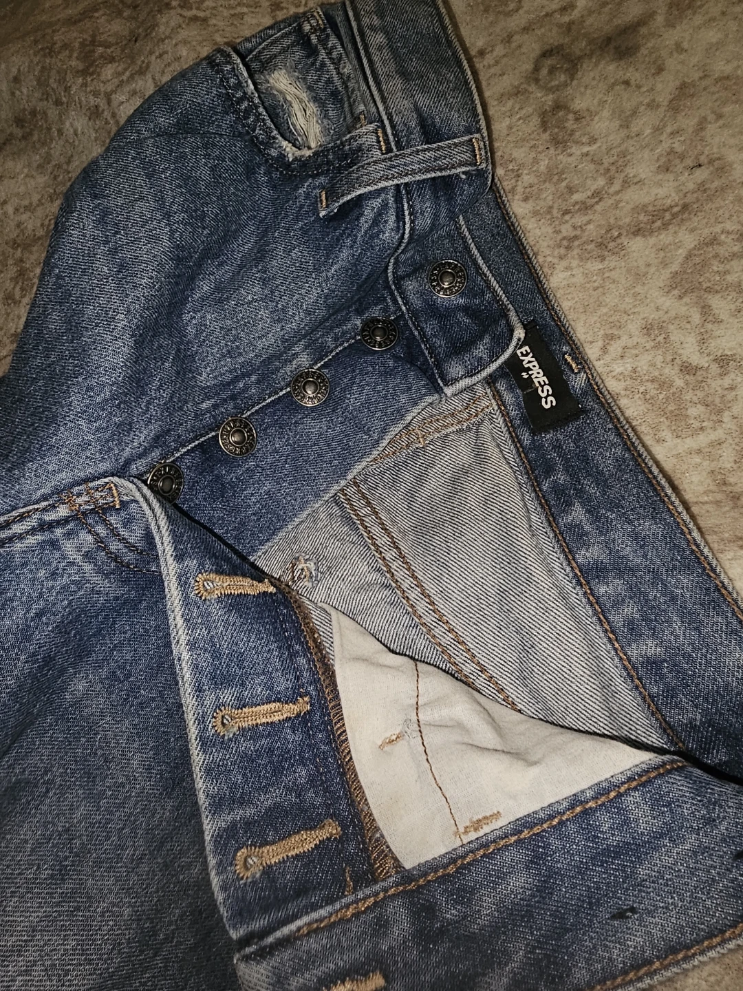 Express Dad Jean High Rise Size 2R