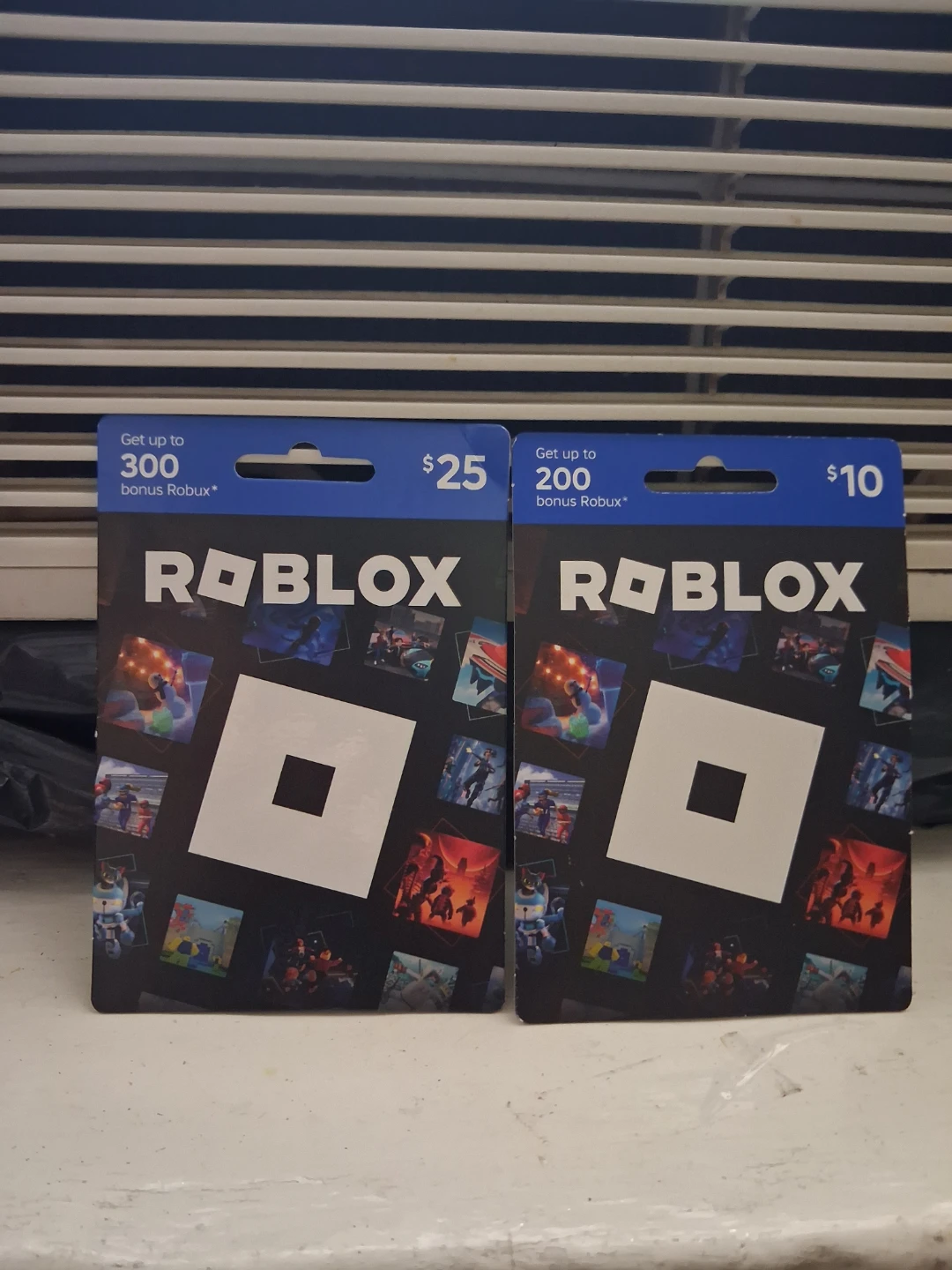 Roblox Gift Cards - $25 and $10