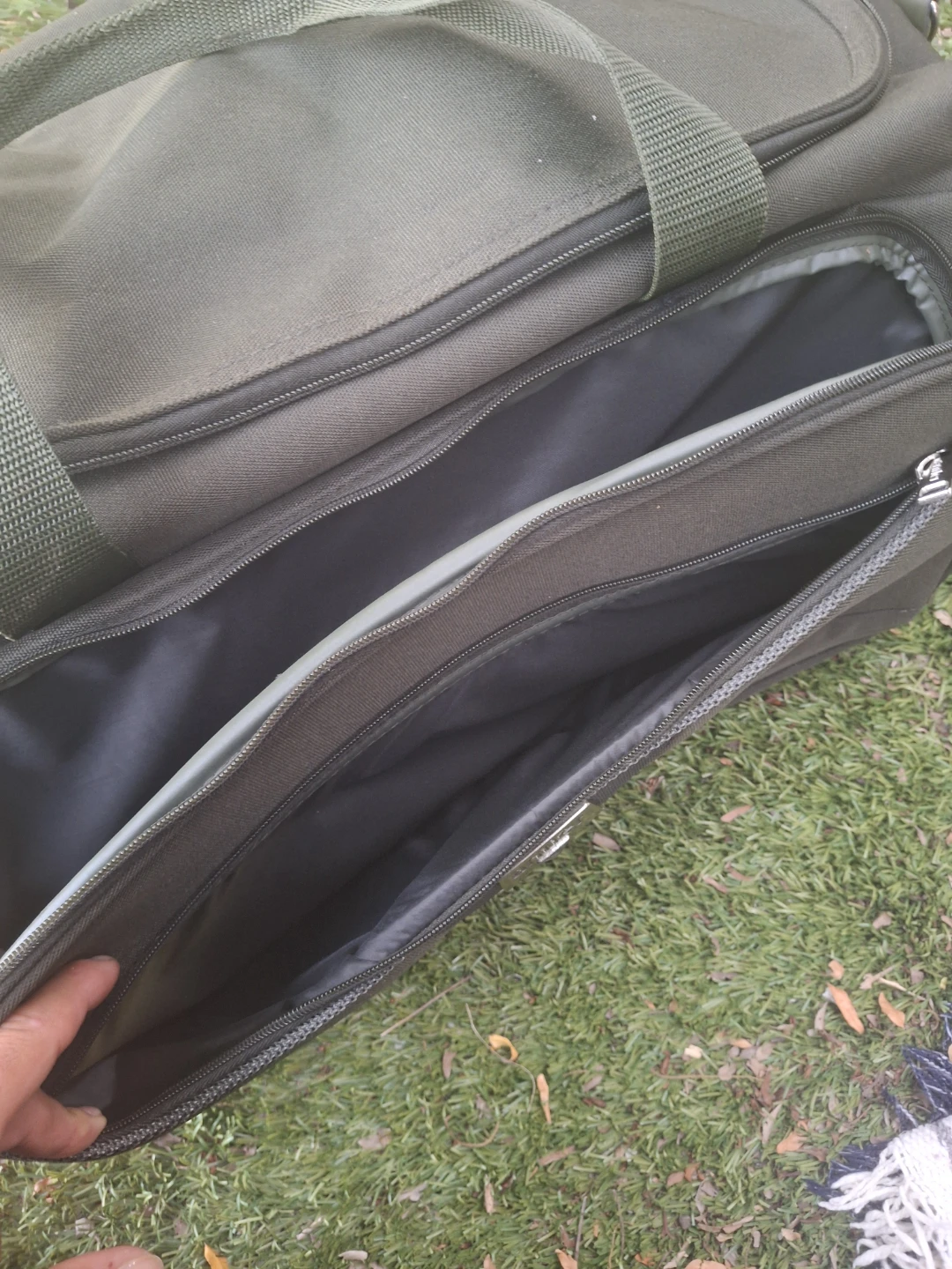 Vintage Antler Duffle Bag - Green - photo 4