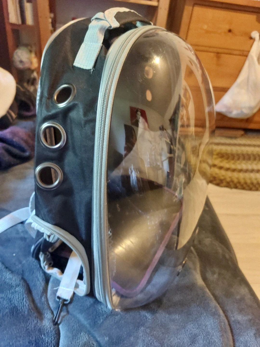 Pet Carrier Backpack with Bubble Dome - photo 3