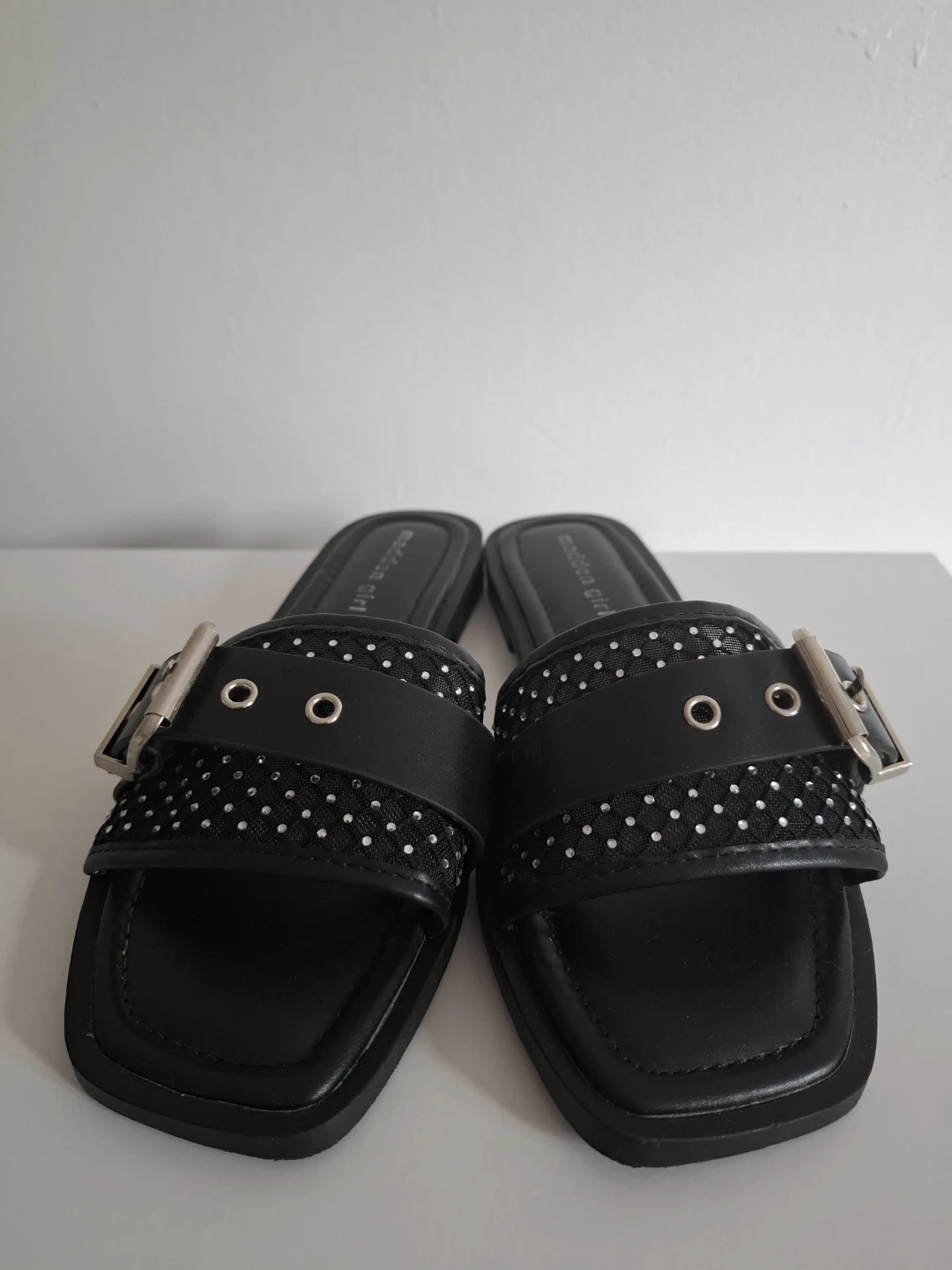 Madden Girl Black Slide Sandals - photo 2