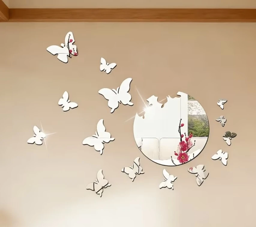 Butterfly Mirror Wall Decals - photo 2