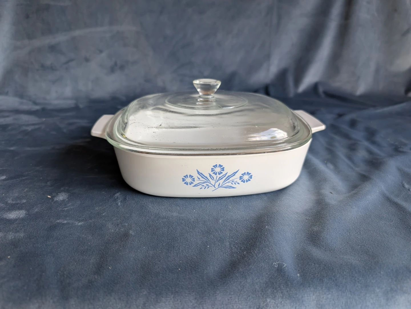 CorningWare Blue Cornflower Baking Dish with Lid