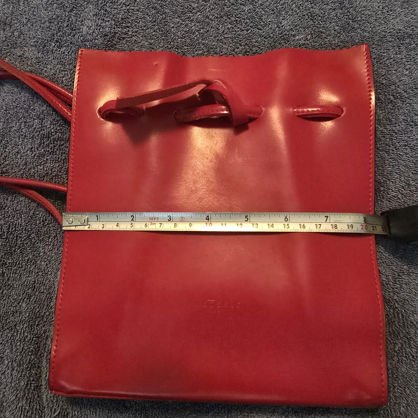 Frederic T  Paris Red Leather Mini Backpack - photo 5