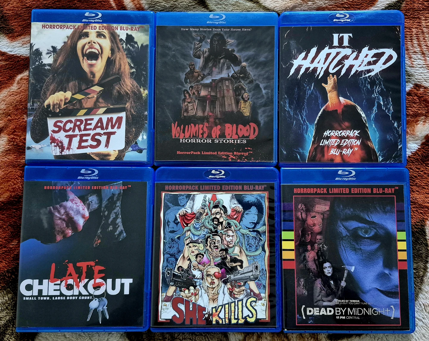 Horror Limited Edition Blu-Ray Movies Collection