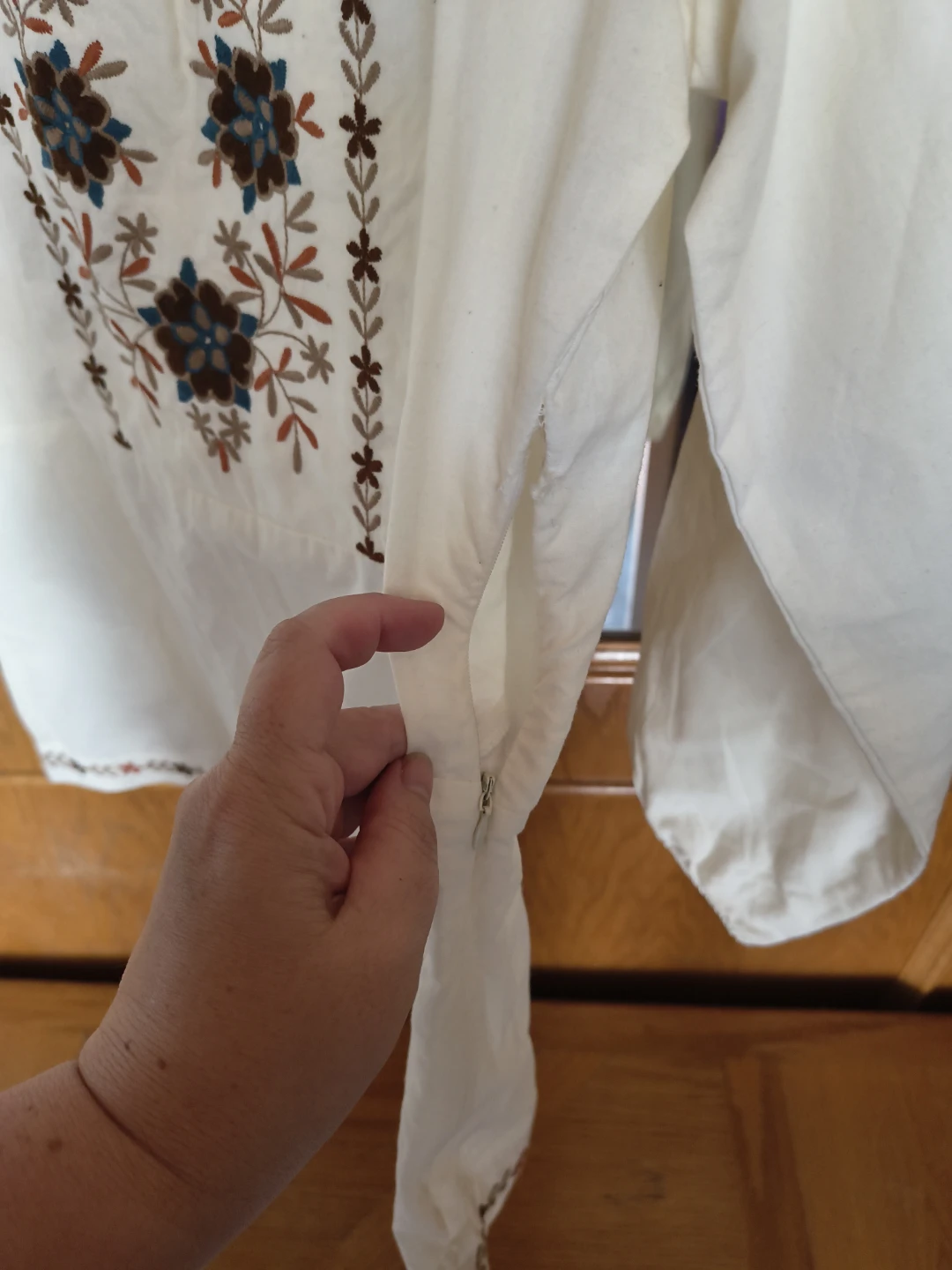 Panhandle Slim Embroidered Blouse Size M - photo 4